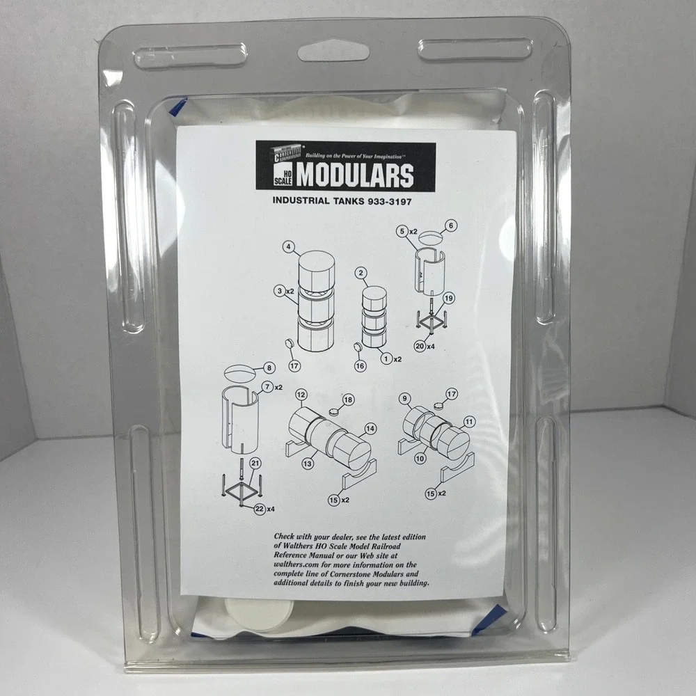 Walthers Cornerstone‎ HO Scale Modulars Storage Tanks  933-3197 - New